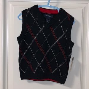 NWT Nautical argyle sweater vest